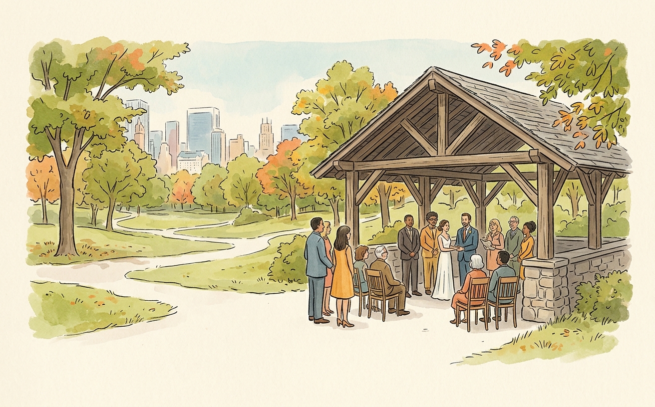 20 Person Ceremony at Ladies Pavilion
