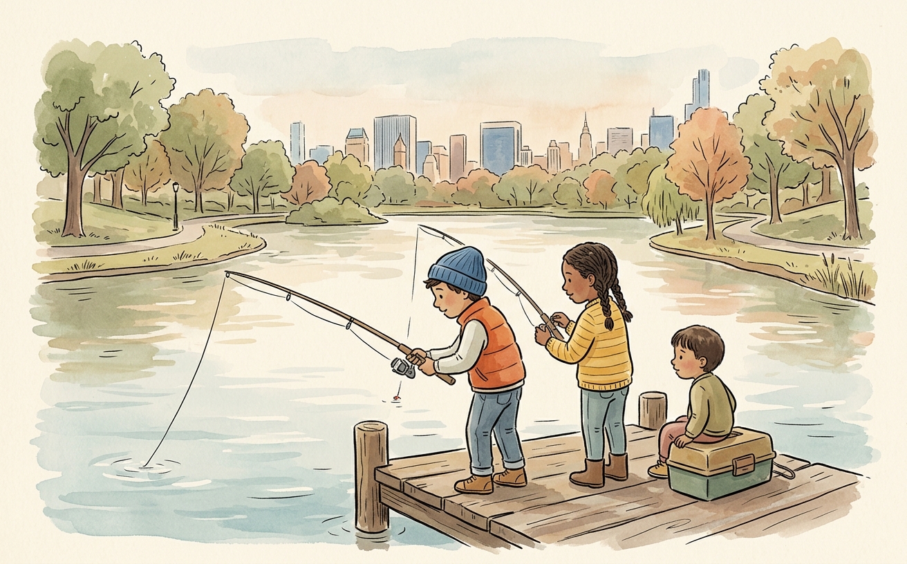 Fishing with Van Wyck Middle School 217